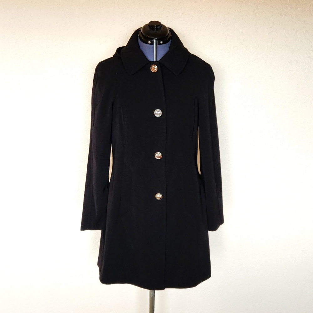 Women's NWT London Fog Knee Length Trench Coat Size Small
